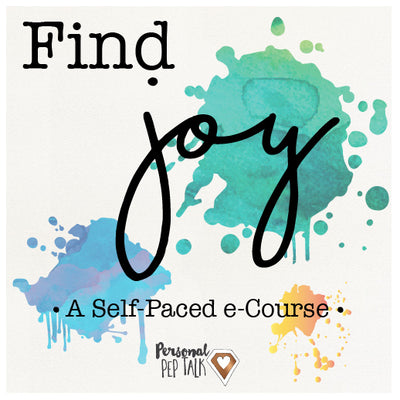 An empowering self-paced e-course designed to help you find more joy in your work and in life