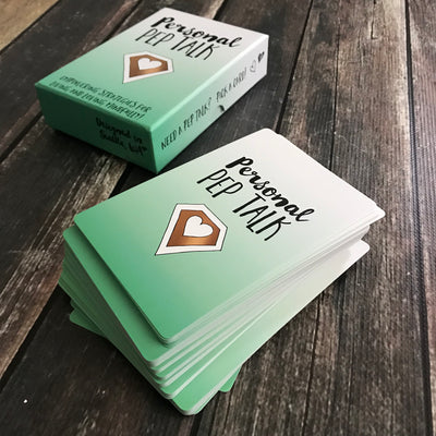 Personal Pep Talk strategy card deck for greater empowerment and mindfulness