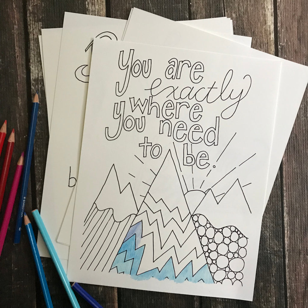 Downloadable Coloring Pages